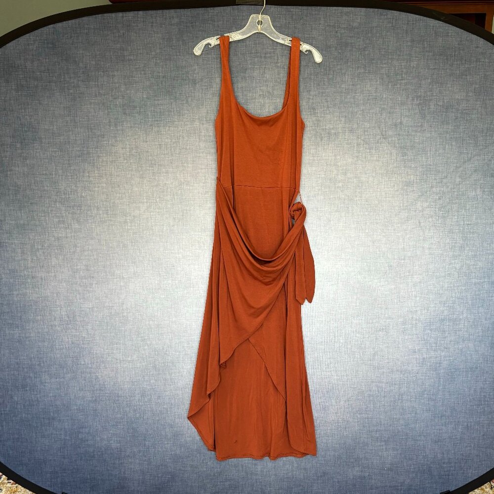 Aritzia Wilfred Midi Wrap Dress Jersey Knit NWOT